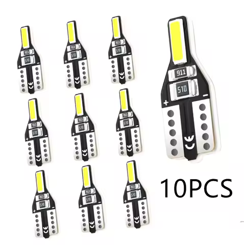 10Pcs T10 Led Canbus W5W Interior Light For Hyundai Solaris Accent Elantra Sonata I40 I10 i20 I30 i3