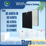 🚚 Local shipping🚚 Replacement Compatible with sharp KC-A40TA-W、KC-840TA、KC-C70TA、FZ-A40HFE、FZ-A40DFE