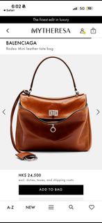 balenciaga rodeo bag mini