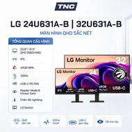 LG 24U631A-B Monitor | 32U631A-B 24Inch | 32Inch/ IPS/ QHD/ 100Hz/ 5ms/ USB-C -