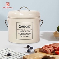 [UsusexaMY] Compost Bin Trash Bin for Waste Recycling Countertop Container Compost Pail