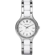 DKNY NY8139 Broadway 3 Hand Women's Quartz Watch (White)
