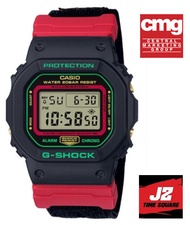 G-shock ประกันศูนย์ DW-5600 series รุ่น G-Shock DW-5600THS, DW-5600THC สีพิเศษมีจำนวนจำกัด G-shock สายผ้า สายรัดเทป นาฬิกาแฟชั่นทางสปอร์ต