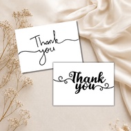 Custom Black & White Card Untuk Goodies Perpisahan Farewell, Birthday, Colleague, Teacher, Thank You