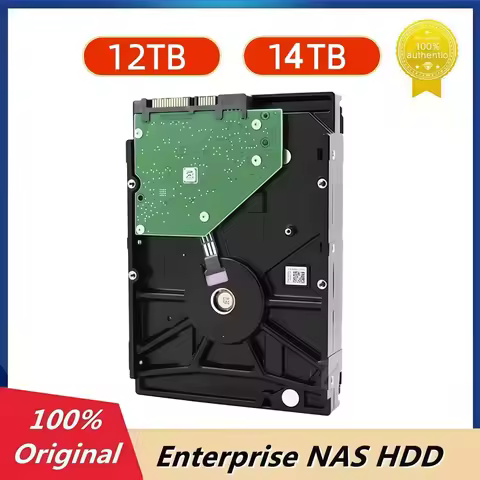 Original Brand 12TB 14TB 3.5" SATA 6Gb/s 7200 RPM 256MB NAS HDD Enterprise Hard Disk