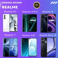 Realme 9 Pro, Realme X50, Realme GT, Realme 8, Realme 7 (Original used)