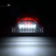 Kayaktion 3 LED Number Lamps E9 12V-24V For Lorry Tru Trailer White Light Waterproof Car License Pla