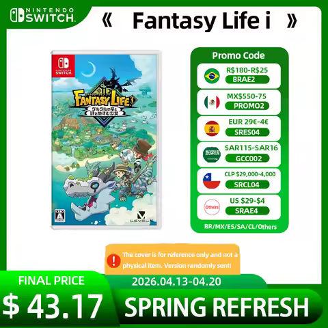 Nintendo Switch Game Deals - Fantasy Life i Guruguru Dragon and the Timeless Girl - Role Playing Gam