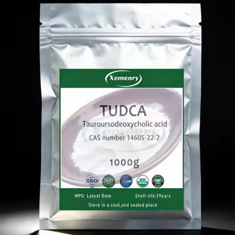 CAS 14605-22-2 100% Pure TUDCA Powder Hot Sale Tauroursodeoxycholic Acid Raw Material Free Shipping