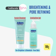 Aiken Bha Pha Brightening & Pore Refining Facial Cleanser & Bright Pore Refining Exfoliating Gel (10