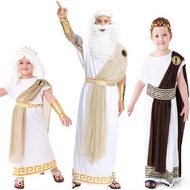 Ancient Roman Greece Zeus Olympus King Character Stage Costume Toga Costume Mythical Drama cosplay