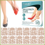Anti-wear Heel Pads Blister Prevention Pads Anti-wear Heel Pads 132Pcs Pre-Cut Moleskin Blister Prev