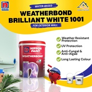 NIPPON PAINT WEATHERBOND 1001 BRILLIANT WHITE 5 LITER & 18 LITER
