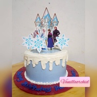 hari jadi topper cake frozen happy birthday topper cake hiasan kek topper custom nama