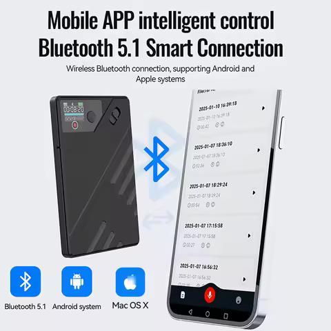 AI Voice Recorder ChatGPT Intelligence Audio Recorder APP Control Real Time Transcription Summary Tr
