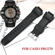 แถบนาฬิกาเรซินเหมาะสำหรับ Casio Protrek PRG-270กันน้ำผู้ชาย Prg270 Tali Jam Tangan Karet อุปกรณ์เสริมนาฬิกาข้อมือกำไล