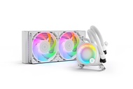 EK Nucleus AIO CR240 Lux White D-RGB All-in-One Liquid CPU Cooler with EK FPT Fans, Water Cooling Co