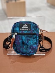 包郵‼️🇰🇷韓國直送 Gregory 藍花 Quick Pocket S 斜孭袋 Blue Tapestry Crossbody Bag