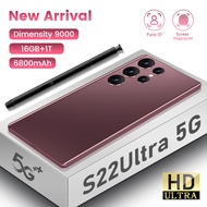 【CAN COD+READY】Original phone S22 Ultra 5G S22Ultra 5G 6.7 Inch HD full screen hp 16G RAM 1TB ROM 32
