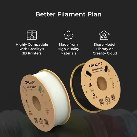 Creality Hyper Series PLA Filament 1KG High Precision Faster Cooling Better Fluidity Non-toxic Moist