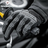 ♈ ROCKBROS ถุงมือกันกระแทกระบายอากาศสำหรับรถจักรยานยนต์ 2 ชิ้น