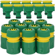1/2inch Hose Garden Tap Water Hose Pipe 16mm Quick Connector Fitting w/ 1/2#39#39amp3/4#39#39 Adapte