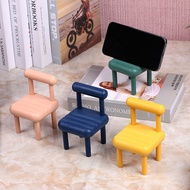 Mobile Phone Stand Desktop Mini Chair Ornament Small Stool Mobile Phone Stand PP Mobile Phone Base