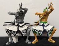 One piece 海賊王 figure 模型 BWFC 索隆 Zoro  03色 黑白色 01色 原色