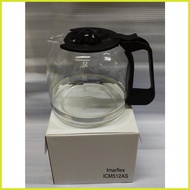 ◧ ∥ ═ Replacement Glass Carafe ONLY for Imarflex ICM-512AS Coffee Maker (HX)