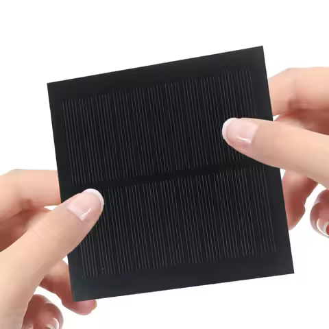 1.3W 5.5V Monocrystalline Solar Power Bank 98x98mm for 3.7V Battery 3-5V Battery/Phone Charger for O