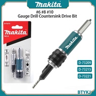 Makita #6 #8 #10 Gauge Drill Countersink Drive Bit Set Multifunctional Woodworking Batch Drill Combination D-73209 D-73215 D-73221
