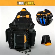 TOOLSTACK Small Electricians Pouch Tool Belt Multifunctional Pockets Tool Pouch Electrician Plumber 