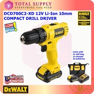 【FREE SHIPPING!!!】DCD700C2-XD DEWALT 12V Compact Cordless Battery Drill Driver DCD700 DCD700C2