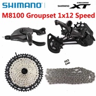 ❍ↂ✻Shimano Deore Xt M8100 Groupset Mtb Mountain Bike 12-speed M8100 Shifter Rear Derailleur 51t Bicy