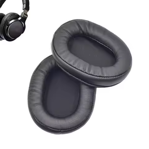 Earpads For Audio-Technica ATH-MSR7 ATH-M50X ATH-M20 ATH-M40 ATH-M40X Headphone Ear Pads Soft Leathe