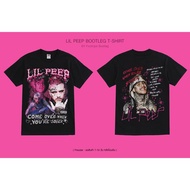 H เสื้อยืด LIL PEEP BOOTLEG T-SHIRT เสื้อยืดผ้าฝ้าย