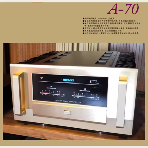 Reference Accuphase A-70 pure A-class output, 100W/* 2W stereo gold sealed high-power tube HIFI ampl