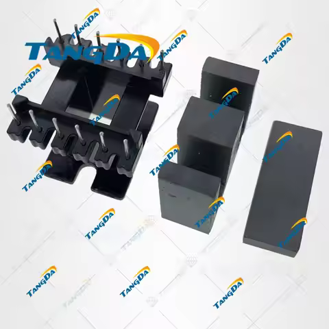 TANGDA EI33 Bobbin Soft Ferrite core+skeleton Transformer High frequency Supplies 6+6P 12pin PC40 er