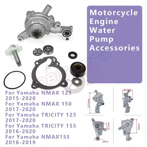 NMAX 125 2020 Motorcycle Engine Water Pump Seal Set Accessories For Yamaha 150 NMAX TRICITY 125 155 