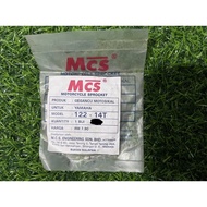 MCS 420 FRONT SPROCKET DEPAN RXZ 420 SPROCKET RXZ Y110 Y100 Y80 Y125Z Y15ZR LC135 FRONT SPROCKET SPO