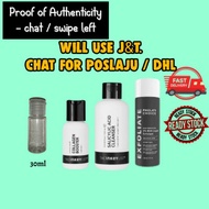 Authentic Paula's Choice 2% BHA Exfoliant Salicylic Acid Skin Perfecting Toner / The Inkey List Coll
