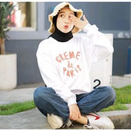 CREME DE PARIS SWEATER WANITA OVERSIZE