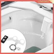 [Lovoski2] Bidet Toilet Seat Attachment Self Cleaning Nozzle Fresh Clean Water Sprayer for