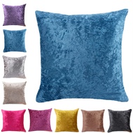 30x50 40x40 45x45 50x50 60x60 cm Colorful Crushed Velvet Soft Cushion Cover Square Throw Pillow Case with Zipper Bed Car Office Boat Livingroom House Couch Home Decoration