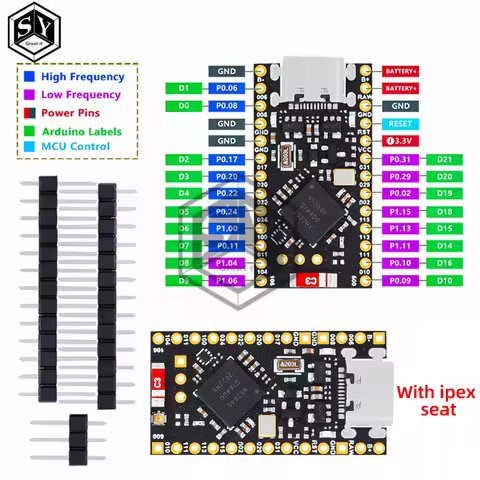 NRF52840 Development Board Compatible With Nice!Nano V2.0 Bluetooth Charging Management Pro Micro NR