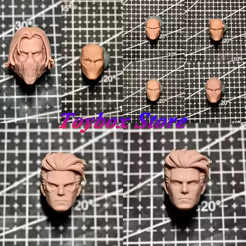 1/12 Comic Villain Hero Man Soldier Jason Todd Unpainted Head Sculpt Toys Accessory For 6" Mafex Mez