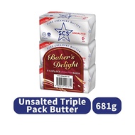 SCS Unsalted Butter Triple Pack