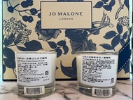 全新 Jo Malone London 杏桃花與蜂蜜香氛  英國梨與小蒼蘭 迷你香氛蠟燭  35g
