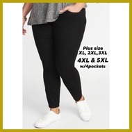 ☢ ⊙ ◑ PLUS SIZE LEGGINGS with 2pockets (LEGGINGS NA MAKAPAL)