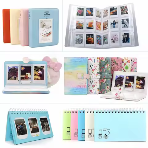 Instax Mini Photo Album Pocket for Fujifilm Instax Mini 12 11 8 9 40 70 7s 7+ 25 26 50s 90 Film, Ins